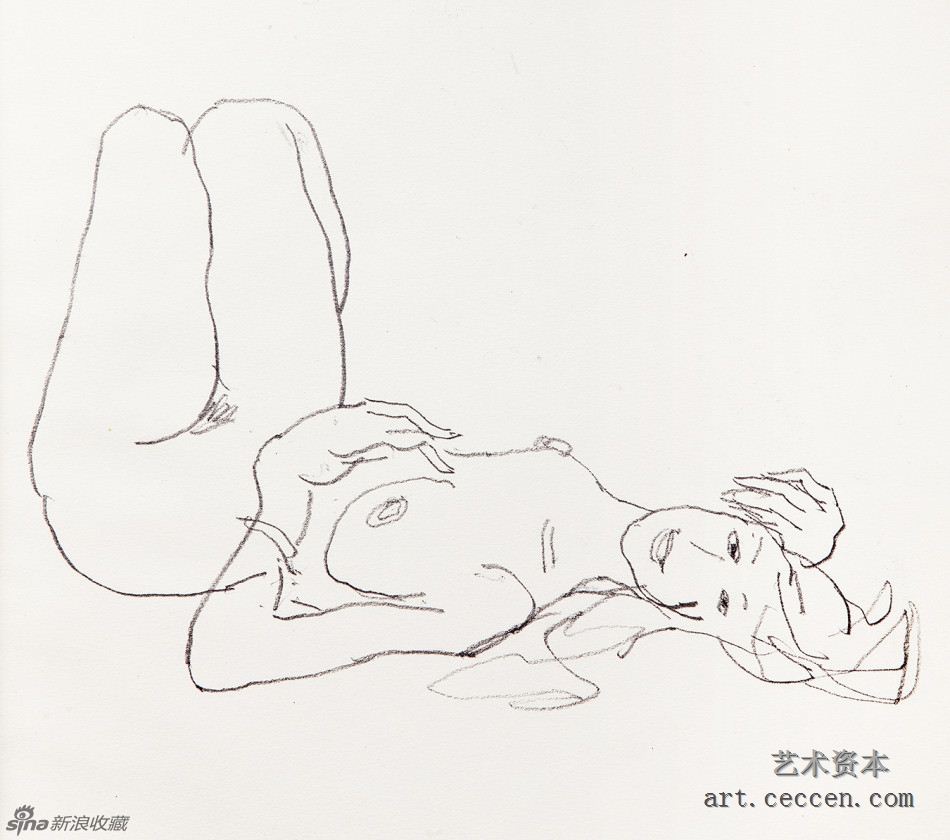 陈醉 躺着的模特儿(4)
